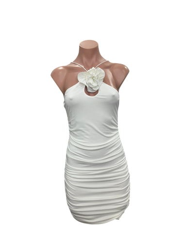 White Rose Mini Dress