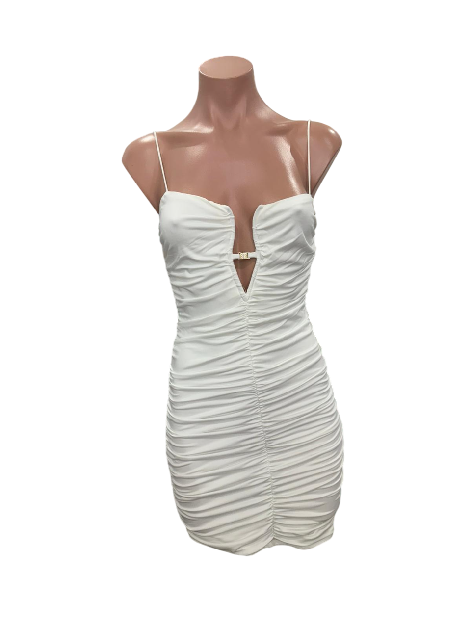 Ruched Bodycon Mini Dress
