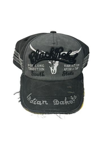 Black Rebel Grey Baseball Cap