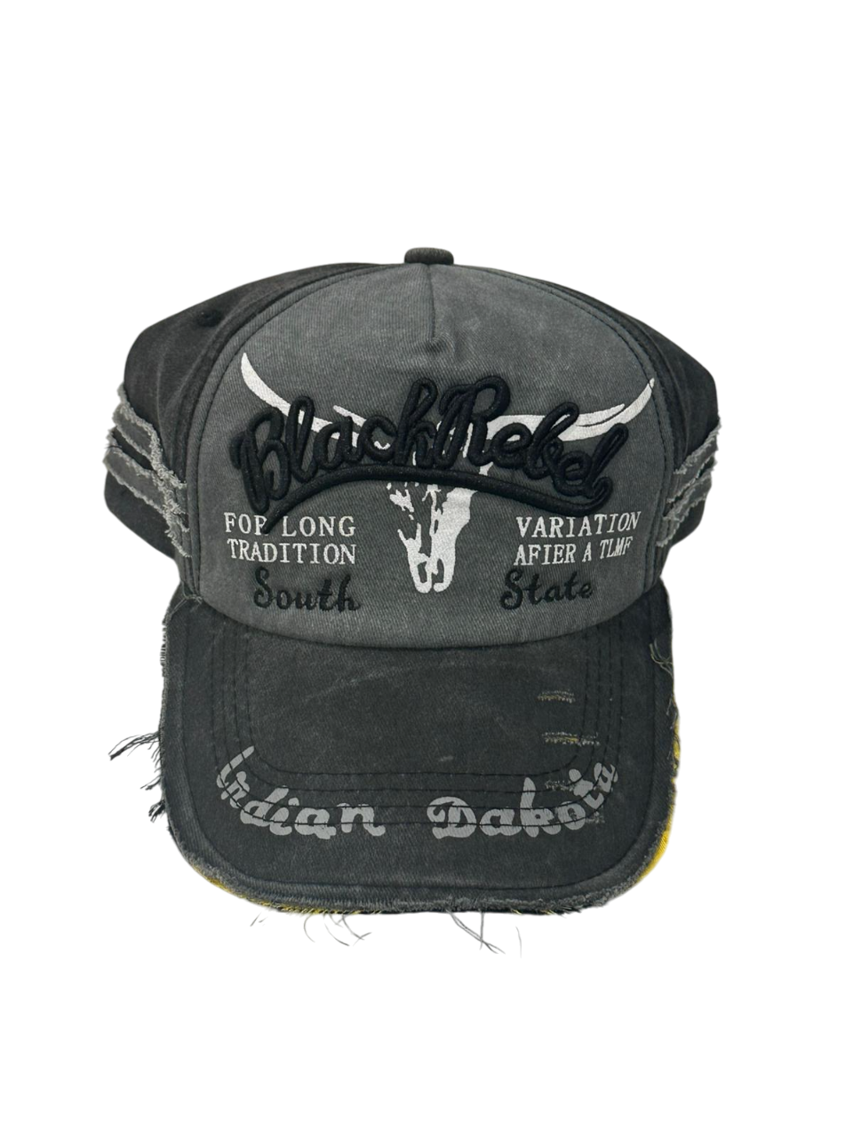 Black Rebel Grey Baseball Cap