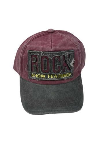 Rock Maroon Baseball Cap