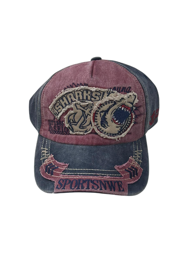 Red Shark Baseball Cap