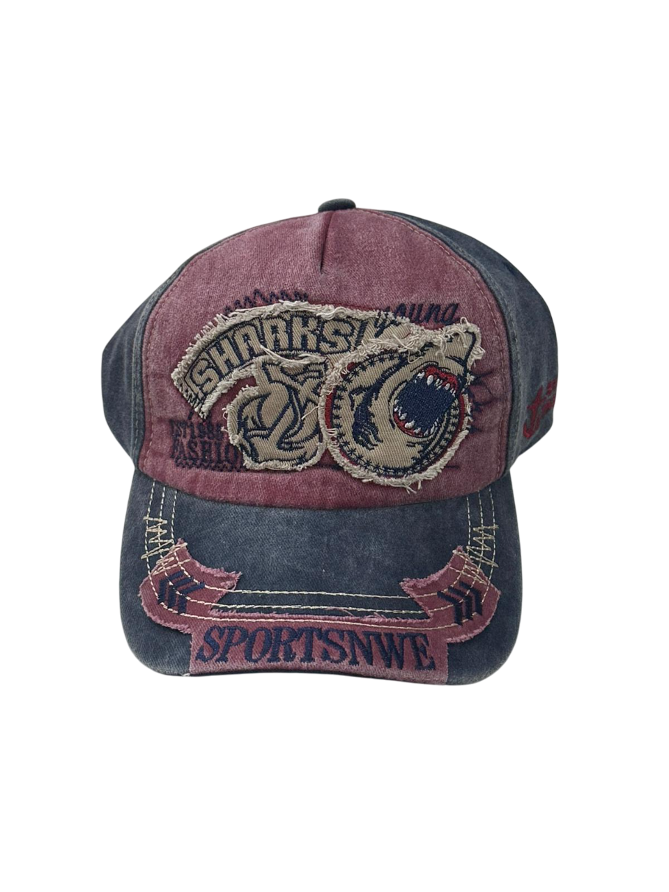 Red Shark Baseball Cap