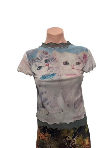 Y2K Us Mesh Top