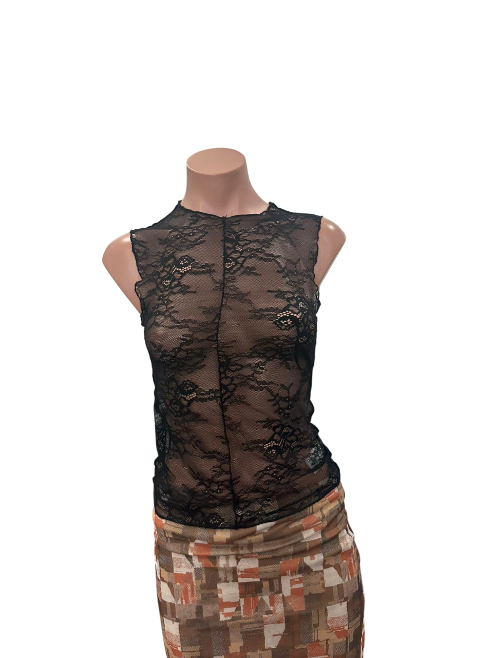 Y2K She's Hot Mesh Top