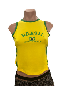 Brasil Tank Crop Top