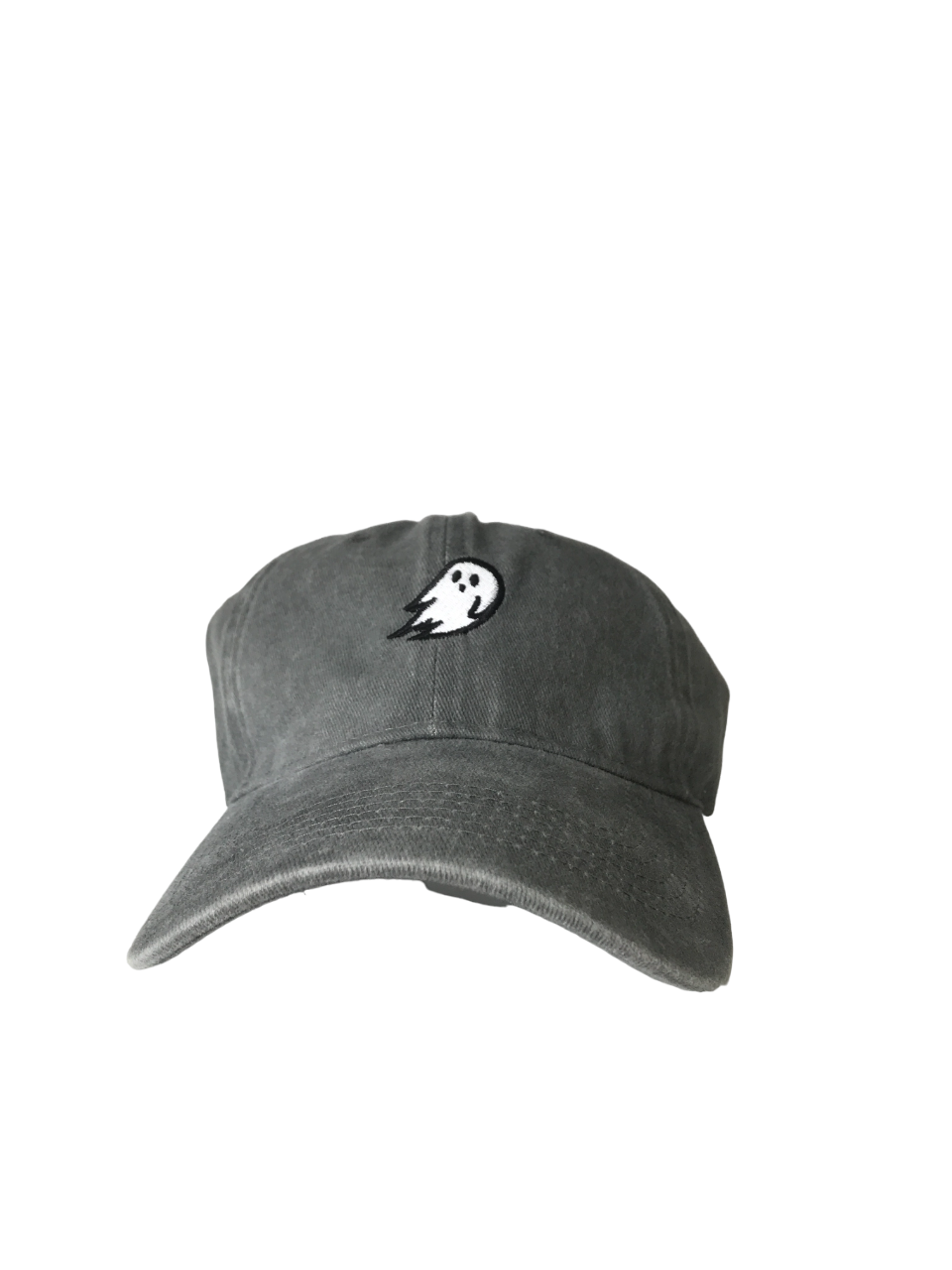 Ghost Baseball Cap - Light Grey