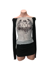 Load image into Gallery viewer, Y2K Angel Mesh Top