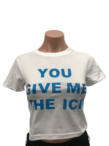 You Give Me the Ick Crop Tee