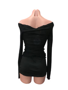 Y2K Angel Mesh Top