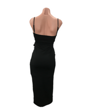 Load image into Gallery viewer, Lacey Black Midi Dress