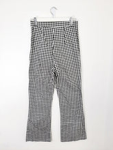 Load image into Gallery viewer, Chic Check Pants Regular Fit Black