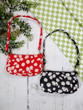 Load image into Gallery viewer, Daisy Floral Print Shoulder Bag Red