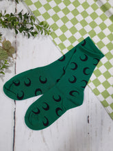 Load image into Gallery viewer, Crescent Moon Print Socks