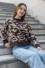 Load image into Gallery viewer, Winter Knit Jumpers Crop Style Chocolate