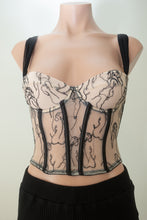 Load image into Gallery viewer, Lace Embroidery Corset
