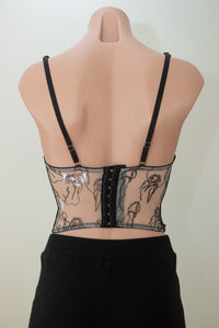 Lace Embroidery Corset