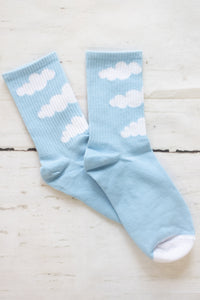 Cloud Print Socks